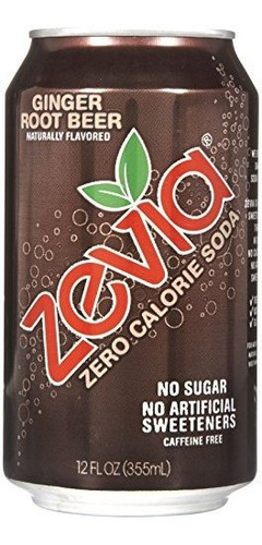 Soda Dietética Zevia - Ginger Root Beer - 72 Oz