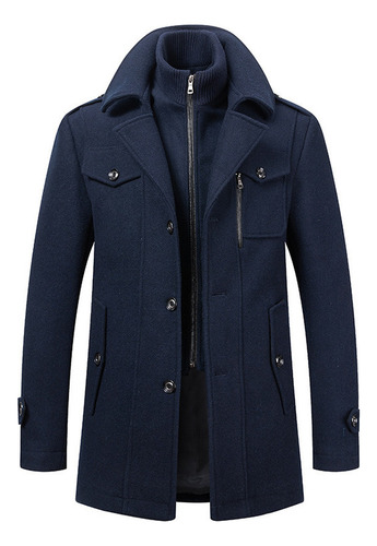 Gabardina De Moda Abrigo De Lana Para Hombre Chaquetas