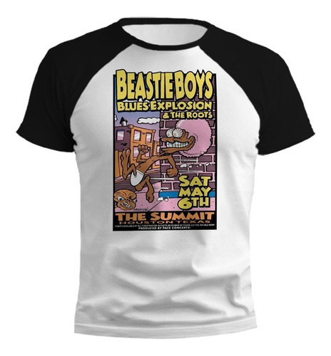 Remera Beastie Boys Diseños Ranglan