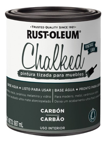 Chalked Pintura Tizada Brochable Rust-oleum 887ml