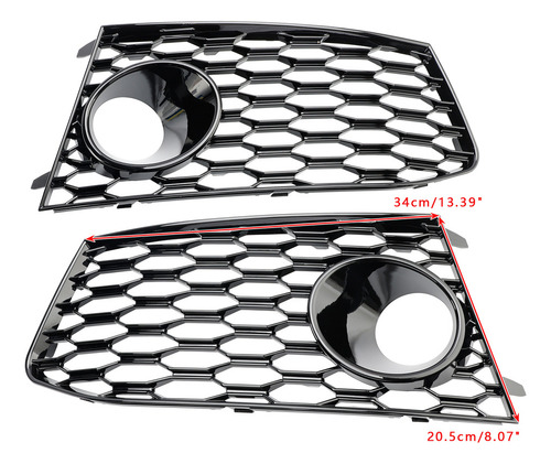 Par De Cubiertas De Parrilla Delantera For Audi Rs7 14-18