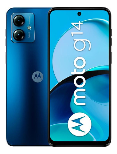 Celular Motorola Moto G14 128gb 4gb Ram Azul Cielo