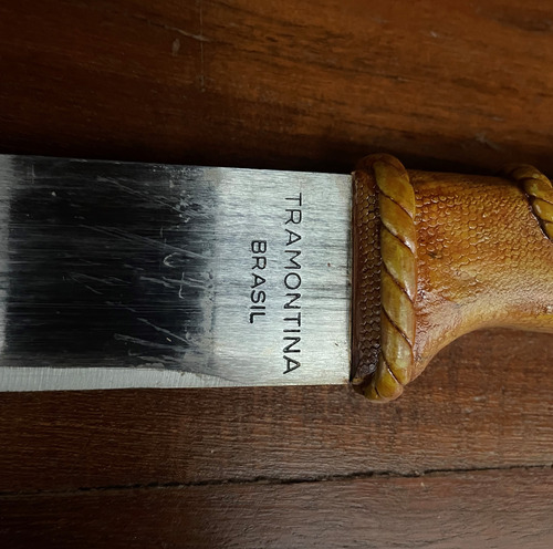 Machete Cuchilla Tramontina Vaina Mango Cuero Caballo Artesa (Usado)