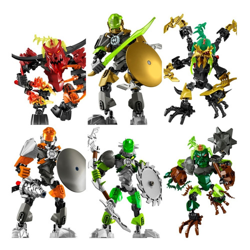 Robot Earth Tutelary Transformers 20cm Pack 6 Coleccionables