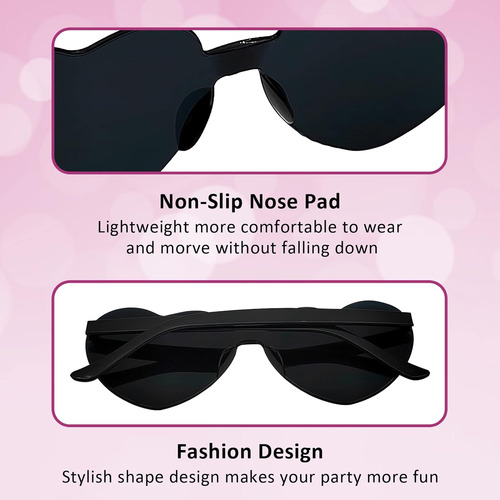 Bachelorette Party Sunglasses, Heart Shaped Sunglasses Team