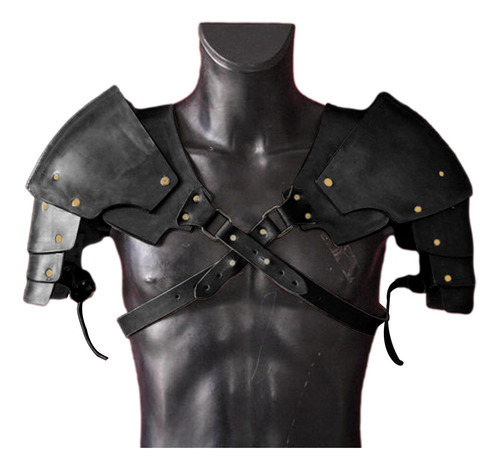 2 Hombro Medieval Pauldron Pirate Steampunk Para Negro