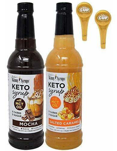 Sirope Keto Sin Azúcar Caramel And Mocha Mct Oil 750ml 2