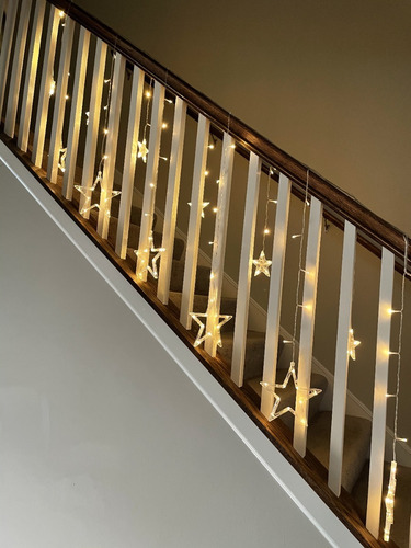 Imagen 6 de 8 de Extensión Tipo Cortina De Luces De Navideñas Con Motivos