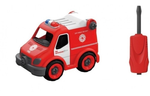 Ambulancia Diy Con Sonido Para Armar Y Desarmar