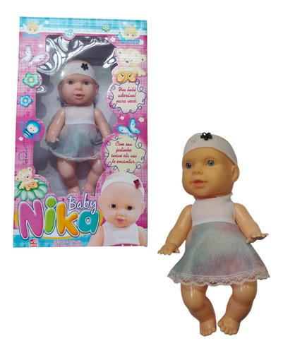 Boneca Infantil Nika Baby Super Fofa Para Meninas Crianças