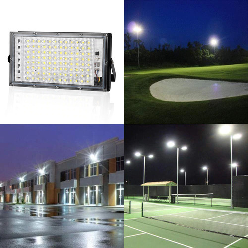 Imagen 6 de 8 de Reflector Led 100w Exterior Alta Potencia Multiled Ip66