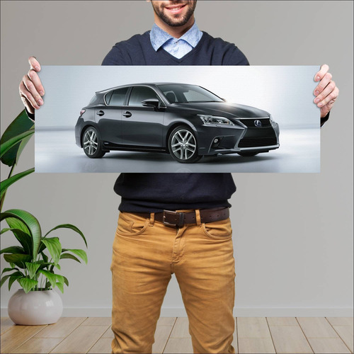 Cuadro 30x80cm Auto 2014 Lexus Ct Hybrid Auto 345