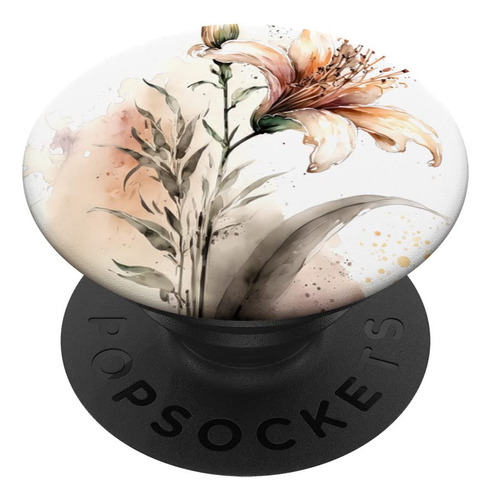 Popsockets Flor Colorida Para Jardin Botanico Acuarela