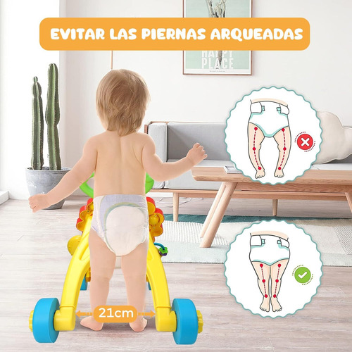 León Correpasillos Andandín, Interactivo Andadera Para Bebés