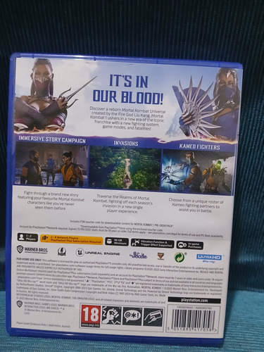Juego Físico(mortal Kombat 1)excelente Estado
