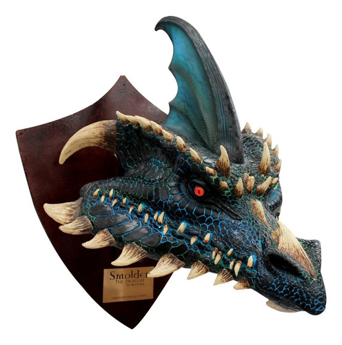 Decorativo Smolder The Black Dragon-trophy Nightmare Collect