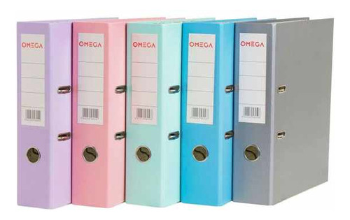 Bibliorato Omega Plastificado Lomo Ancho A4