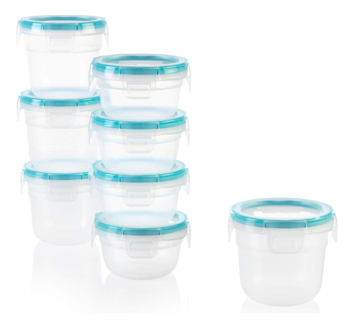 Snapware Total Solution - Set De 16 Recipientes Plasticos Pa