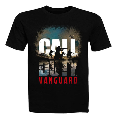 Polera Call Of Duty Vanguard, Manga Corta 100% Algodón