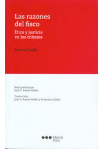Libro.- Razones Del Fisco, Las