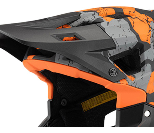 Casco De Ciclismo Casco De Bicicleta, Absorción L Naranja