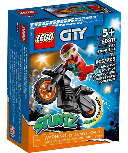 Lego City Motocicleta De Acrobacias Dos Bombeiros 60311