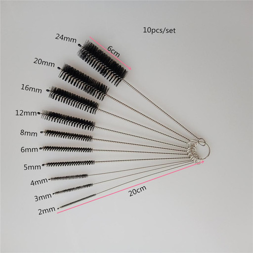 Cepillo De Limpieza De Tubería De Metal Abrasivo Piezas 20