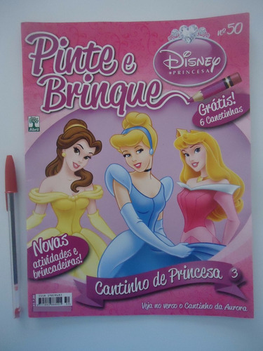 Pinte E Brinque Com As Princesas  #50 Ano 2012 Cantinho