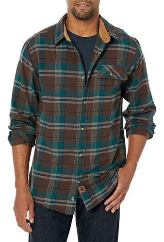 Camisa De Cuadros Para Hombre Verde Talla Xl