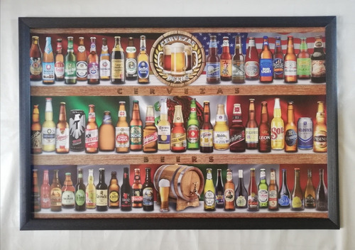 Cuadro Grande Nuevo Cervezas Bar