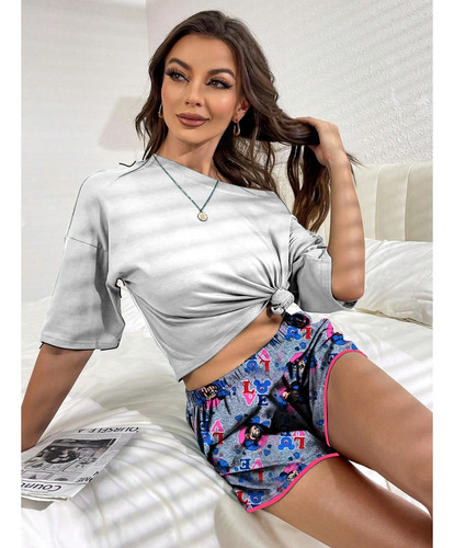 Short Ultra Cómodo Y Fresco Ropa De Casa