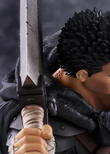 Figura De Guts, Espada Negra, Tamaño L, Pvc, Berserk