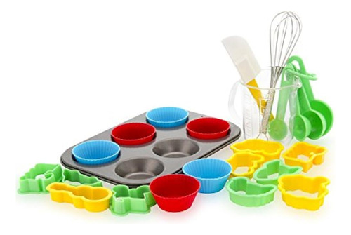 Set De Muffins Para Niños De 24 Piezas Boxiki Kitchen, 6 Mol