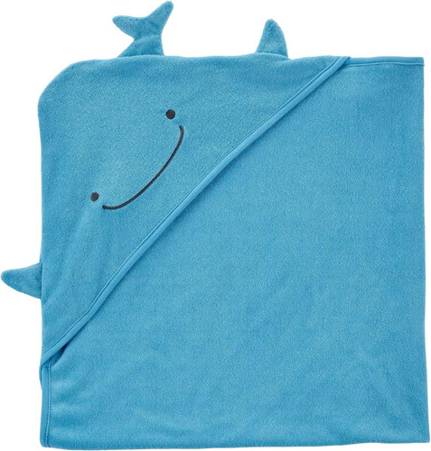 Toalha Com Capuz Para Bebê Carters (azul Claro)