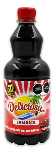 3 Concentrado De Jamaica Deliciosa De 700ml - Envio Gratis