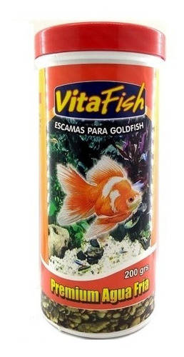 Alimento Premium Peces Goldfish Agua Fria - Vitafish 200g