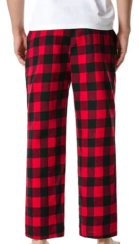 Pantalones De Pijama A Cuadros Para Hombre Pantalones Largo
