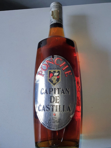 Botella De Ponche Capitán De Castilla (sin Abrir)