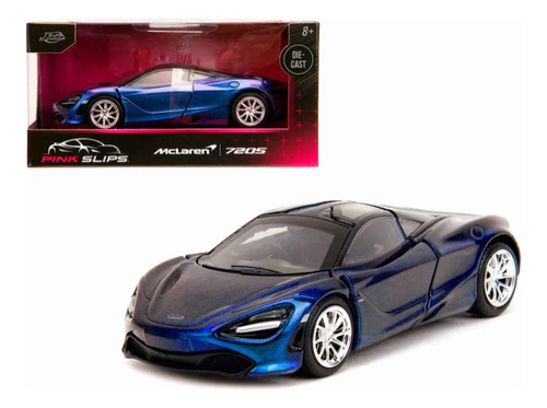 Mc Laren 720 S Azul 1:32 Jada Colección Color Azul Acero