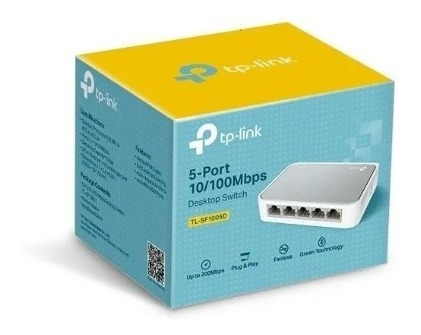 Imagen 3 de 3 de Switch 5 Puertos 10 100 Mbps Tplink Tl-sf1005d Desktop