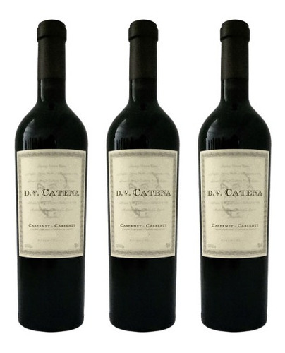 Vino Dv Catena Cabernet Cabernet 750 Ml Botella Pack X3