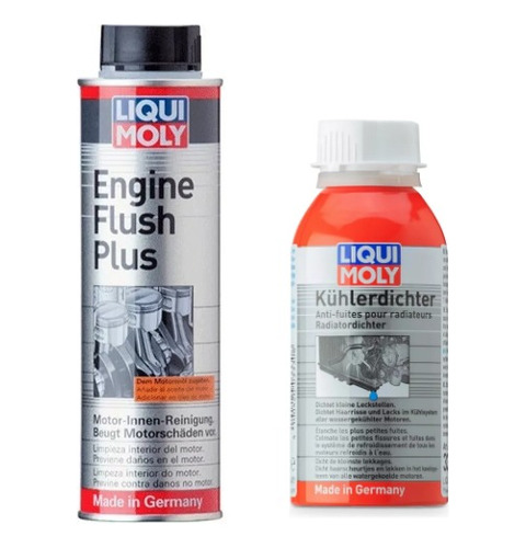 Combo Tapa Fugas Radiador Y Limpia Motor Interno Liqui Moly