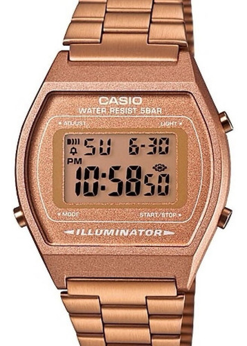 Relógio Casio Feminino Vintage Rose Gold B640wc-5adf - Nfe