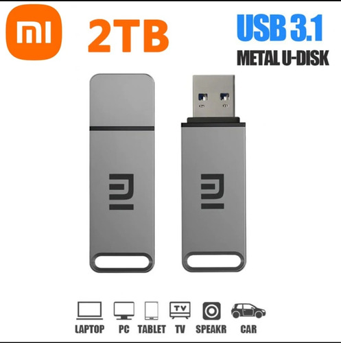 Xiaomi Pendrive 2tb Usb 3.1 Elaborado En Metal 