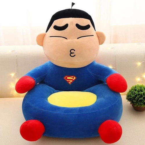 Peluche Sillón Puff Para Bebé O Niño Superman
