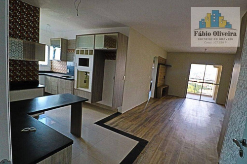Imagem 2 de 30 de Apartamento Club View,com 3 Dormitórios À Venda, 90 M² Por R$ 650.000 - Vila América - Santo André/sp - Ap1739