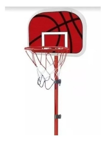 Imagem 3 de 5 de Cesta De Basquete Infantil Brinquedo Regulável Até 139 Cm