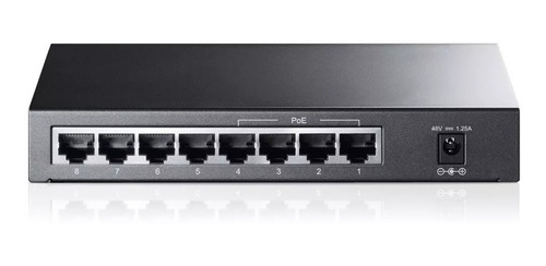 Imagen 6 de 7 de Switch De Escritorio 8 Puertos Gigabit 4p Poe Tl Sg1008p