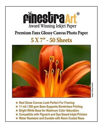 Papel Fotográfico Premium 50 Hojas 5 X7 