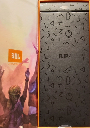 Parlante Bluetooth Jbl Flip 4 By Harman + Caja + Cargador